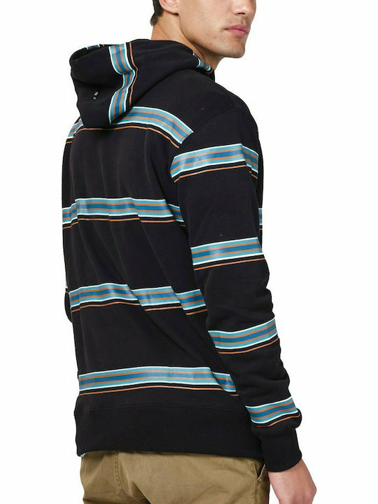 Basehit Men's Sweatshirt with Hood and Pockets Black