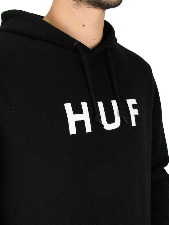 Sweatshirt mit Kapuze Schwarz