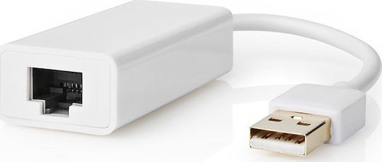 Nedis CCGP60950WT02 Αντάπτορας Δικτύου USB με Ενσύρματη Σύνδεση Ethernet