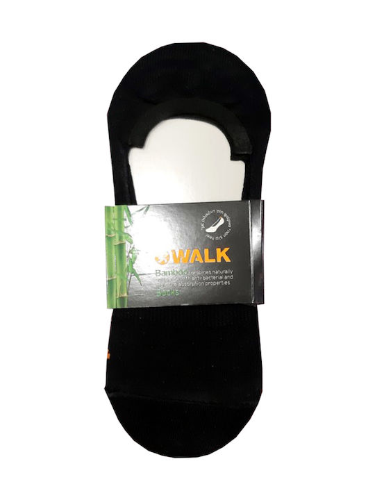 Walk Bărbați Șosete Uni Negre 1Pachet