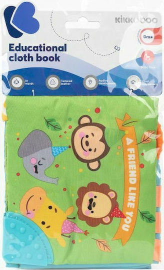 Kikka Boo Carte de Activități Jucărie educațională Friend like you din Țesătură cu muzică pentru 0++ Luni