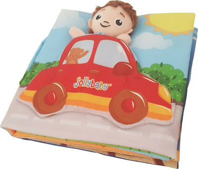 Jollybaby Carte de Activități din Țesătură cu Sunete pentru 0++ Luni Șofer Junior