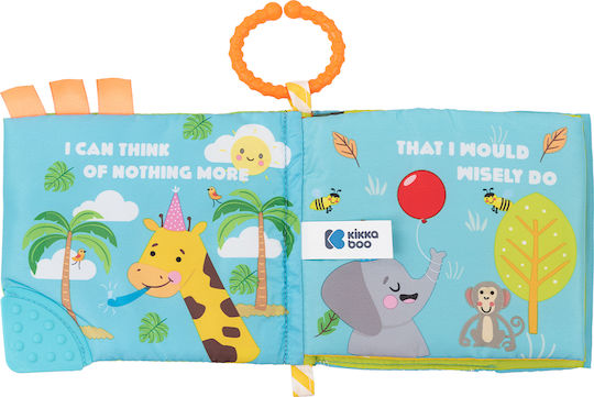 Kikka Boo Carte de Activități Jucărie educațională Friend like you din Țesătură cu muzică pentru 0++ Luni