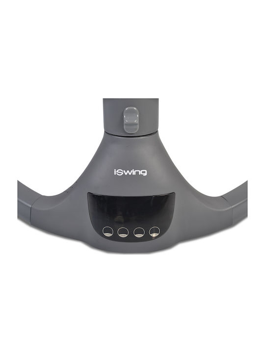 Cangaroo Electric Baby Relax iSwing with Music Dark Grey for Child up to 9kg