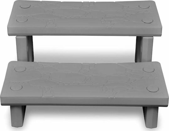 vidaXL Poolzubehör 34x70x65cm Gray