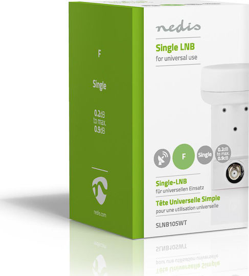 Nedis LNB Single (1 Ieșire) cu Limită De Zgomot Redus 0.2dB