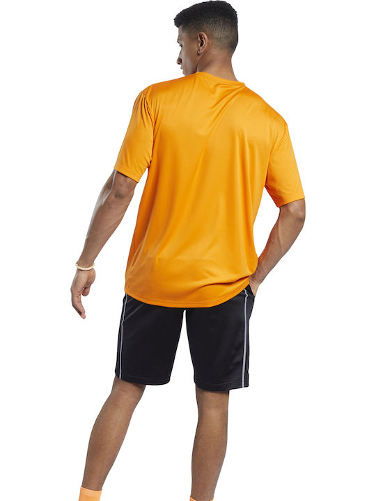 Reebok MYT Men's Athletic T-shirt Short Sleeve Orange