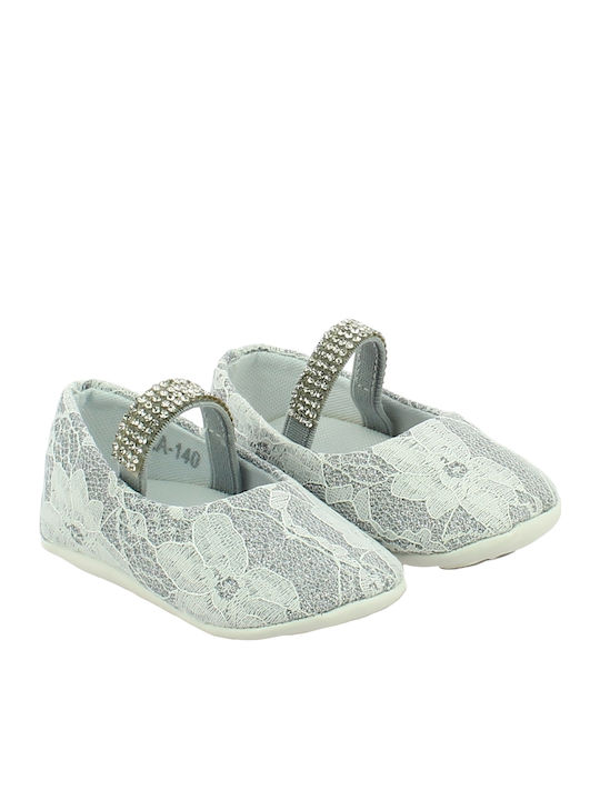 IQ Shoes Pantofi pentru bebeluși Albe Lora 140