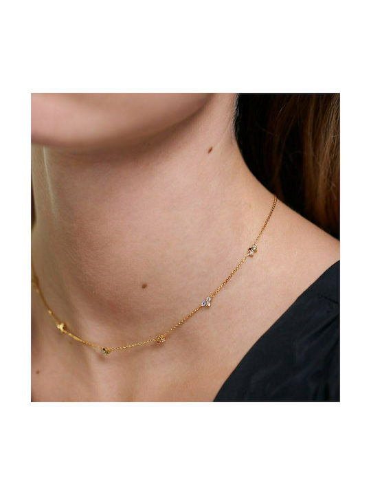 P D Paola Necklace from Gold Plated Silver