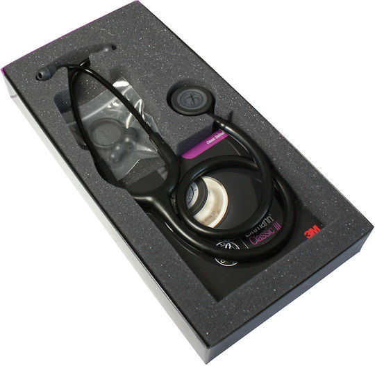 Littmann Littmann Classic III Στηθοσκόπιο Non Chill με Διπλό Κώδωνα Μαύρο