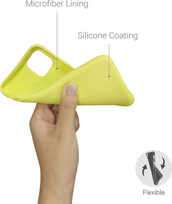 KWmobile Soft Flexible Rubber Cover Σιλικόνης Pastel Yellow Matte (iPhone 11)