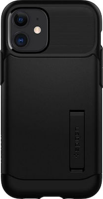 Spigen Slim Armor Umschlag Rückseite Kunststoff 2mm Schwarz (iPhone 12 mini) ACS01545