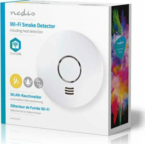 Nedis Detector Autonom De Fum Wi-Fi