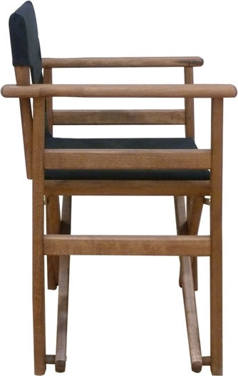 Director's Torino Walnut - Black 59x51x85cm Director's Torino Walnut - Black 59x51x85cm