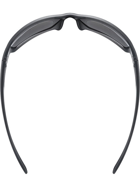 Uvex Sportstyle 230 Men's Sunglasses with Black Plastic Frame and Black Mirror Lens S5320692216