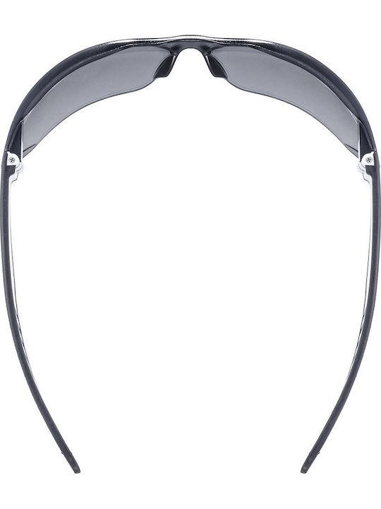 Uvex Sportstyle 204 Herren Sonnenbrille mit Weiß Kunststoff Gestell und Gray Linse S5305252816