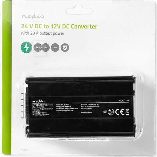 Nedis POCO106 Voltage Converter DC/DC 24V to 12V