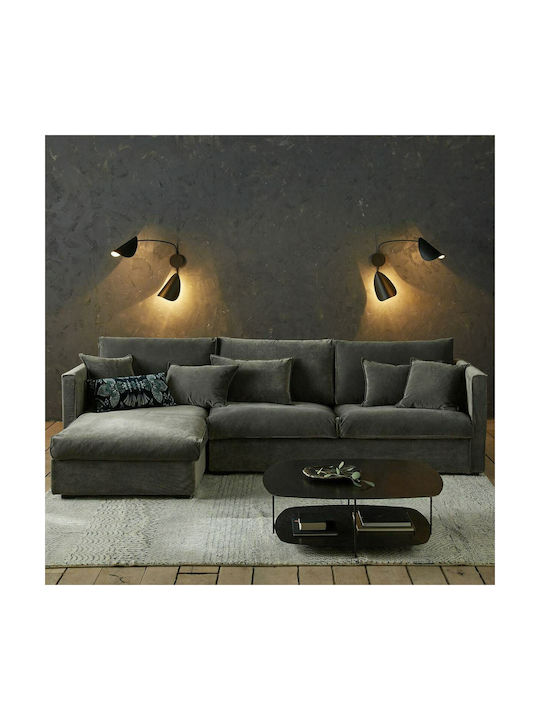 Am.Pm Modern Leuchte Wand mit Fassung E14 Schwarz 102cm