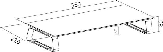 LogiLink Стойка Монитор до 32" Прозрачен (BP0027)