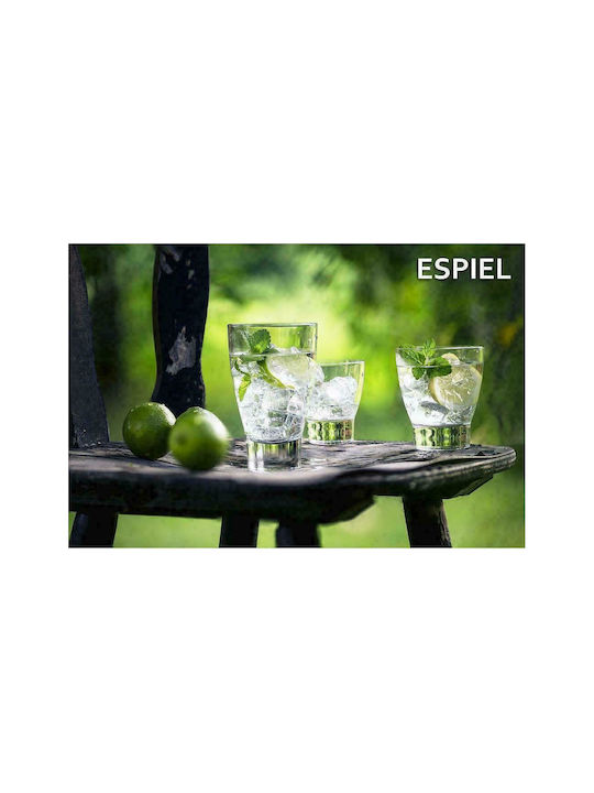 Espiel Tavola Set of Glasses Whiskey made of Glass 270ml 6pcs