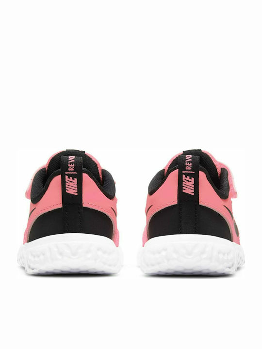 Revolution Revolution 5 Kids Sports Shoes Running with Hoop & Loop Closure Sunset Pulse / Black / White