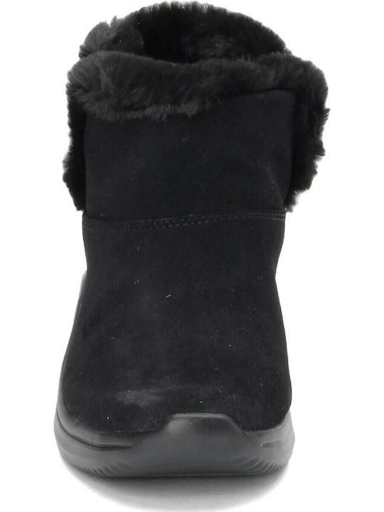 Go Midtown So Plush Suede Women's Chelsea Boots Black