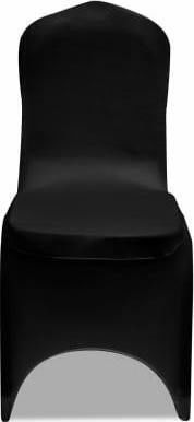 vidaXL Elastic Huse de scaun Negru 18buc