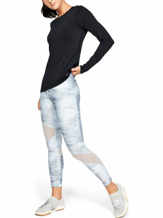 Under Armour Heatgear Armour Γυναικεία Ισοθερμική Μακρυμάνικη Μπλούζα Compression Μαύρη
