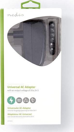 Nedis Universelles Netzadapter 24V 1A mit Leistung 24W mit Steckerset (ACPA003)