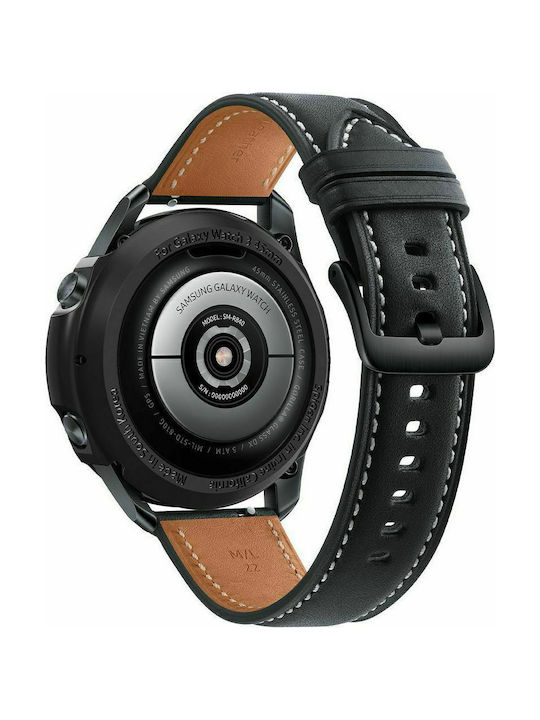 Spigen Liquid Air Case Carcasă de Silicon Negru mat pentru Galaxy Watch 3 45mm - Ceas Galaxy Watch 3 45mm