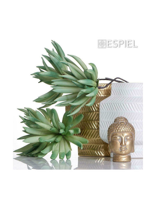 Espiel Dekorativer Buddha aus Keramik 15x15x24cm 1Stück