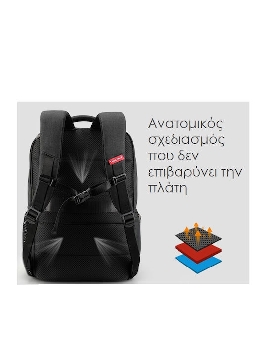 Tigernu T-B3399 Wasserdichte Rucksack Für Laptop 15.6 Mit USB-Anschluss In Schwarz Farbe