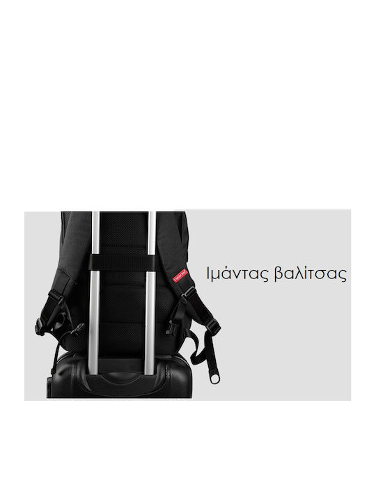 Tigernu T-B3399 Wasserdichte Rucksack Für Laptop 15.6 Mit USB-Anschluss In Schwarz Farbe