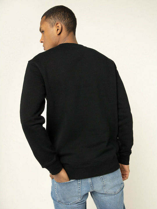 Plain Sweatshirt Schwarz