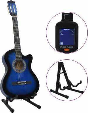 vidaXL Akustisch Gitarre Ausschnitt Rot
