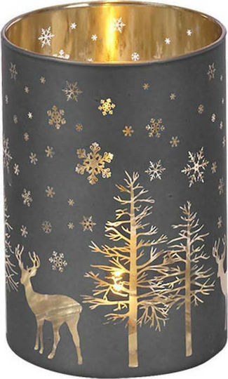 TnS The translated Liquid template in German language: Weihnachtskerzen & Kerzenständer Kerzenleuchter Gray 13.5x9cm.