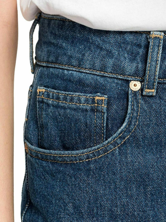 Tyna Ψηλόμεσο Γυναικείο Jean Παντελόνι σε Mom Εφαρμογή