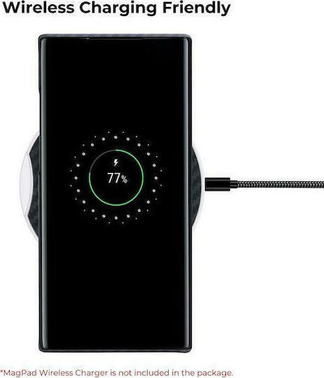 Pitaka Magcase Aramid Kevlar Back Cover Aramid Fiber 0.85mm Μαύρο (Galaxy Note 20)