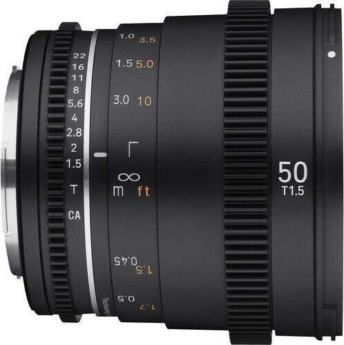 Samyang Full Frame Φωτογραφικός Φακός 50mm T1.5 VDSLR MK2 Cine Σταθερός για Sony E Mount Μαύρος