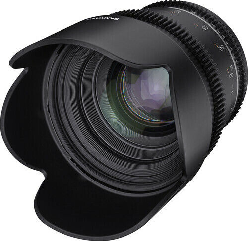 Samyang Full Frame Camera Lens 50mm T1.5 VDSLR MK2 Cine Fixed for Canon EF Mount Black