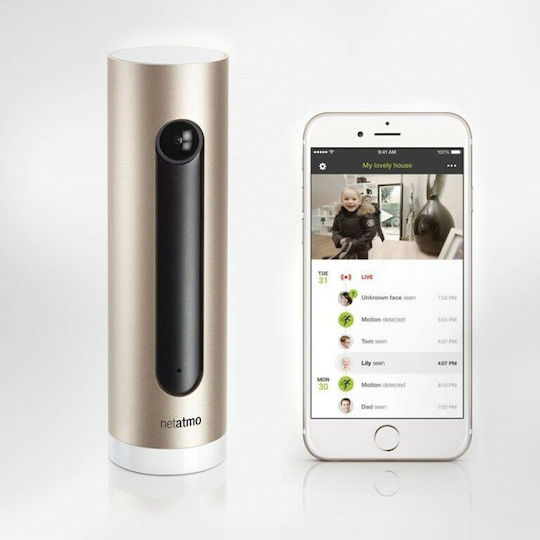 Netatmo Welcome Camera IP Κάμερα Παρακολούθησης Wi-Fi Full HD 1080p Ασημί