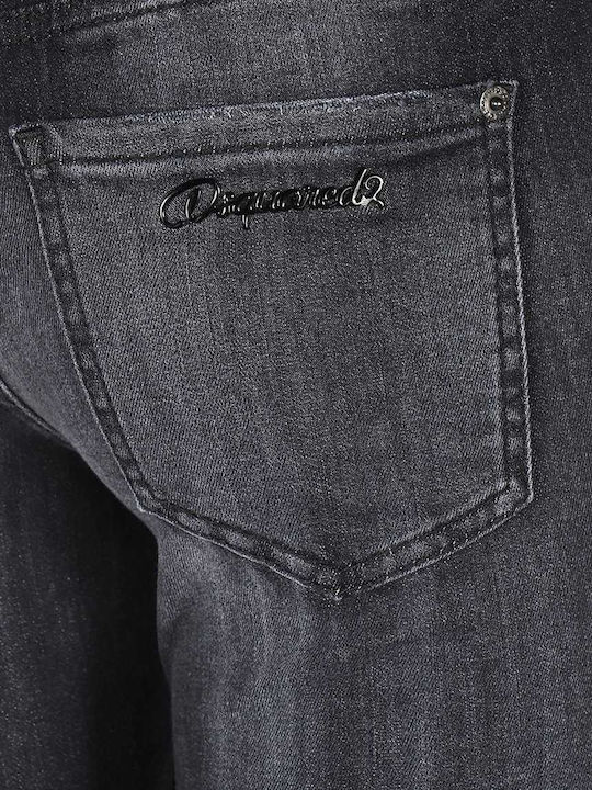 Twiggy Niedrig tailliert Damenjeans in Schlanker Passform Schwarz