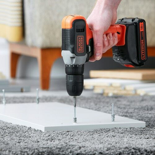 Black & Decker BCD001C1 Battery Drill Driver 18V 1x1.5Ah