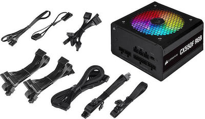 Corsair CX CX550F RGB 550W Τροφοδοτικό Υπολογιστή Full Modular 80 Plus Bronze