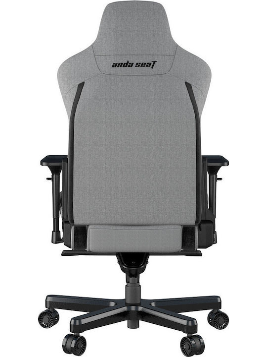 Anda Seat AD12XLLA T-Pro II Υφασμάτινη Καρέκλα Gaming με Ρυθμιζόμενα Μπράτσα Μαυρο/Γκρι