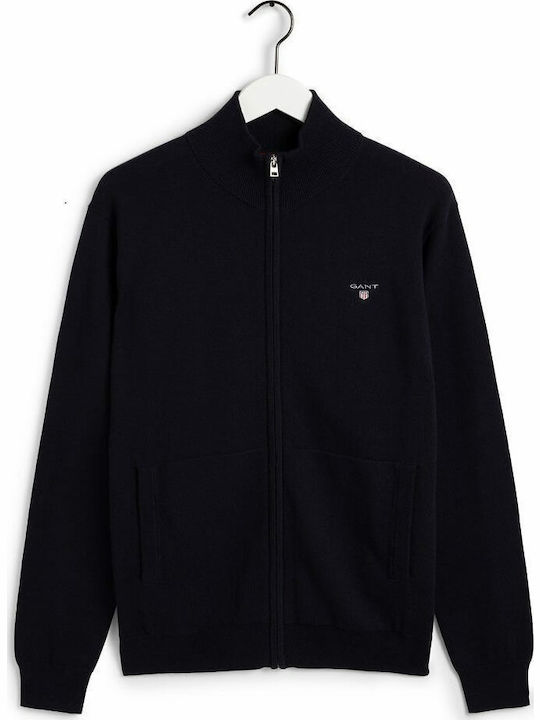 Men's Knitted Cardigan Navy Blue