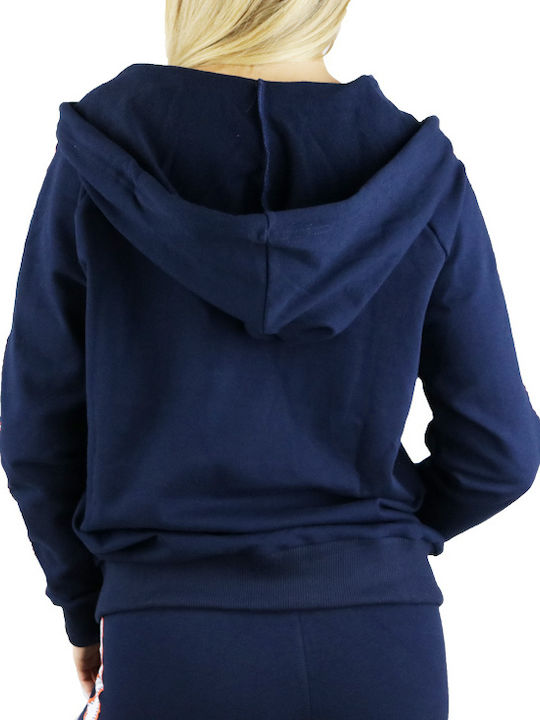 Gymhero Race Women's Hooded Sweatshirt Navy Blue