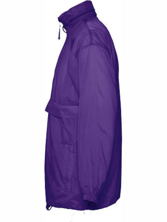 Surf Jacket Waterproof and Windproof Purple