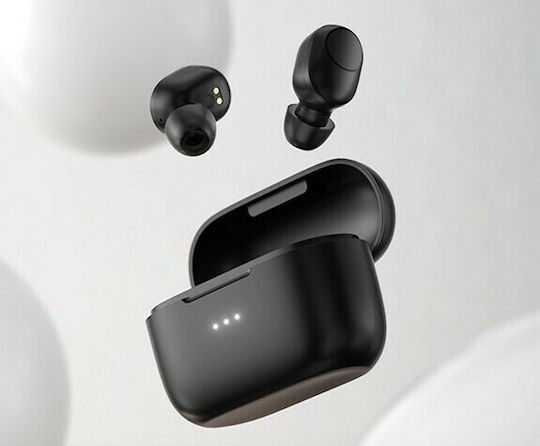 Haylou GT5 In-ear Bluetooth Handsfree Ακουστικά με Θήκη Φόρτισης Μαύρα