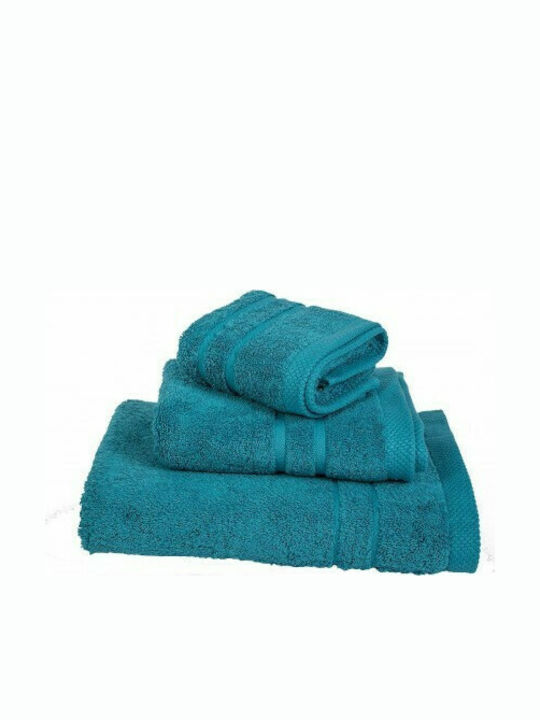 Le Blanc 3pc Bath Towel Set Πεννιέ 500gr Petrol Petrol Weight 500gr/m²